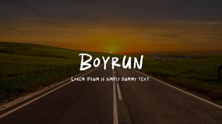 Boyrun Font