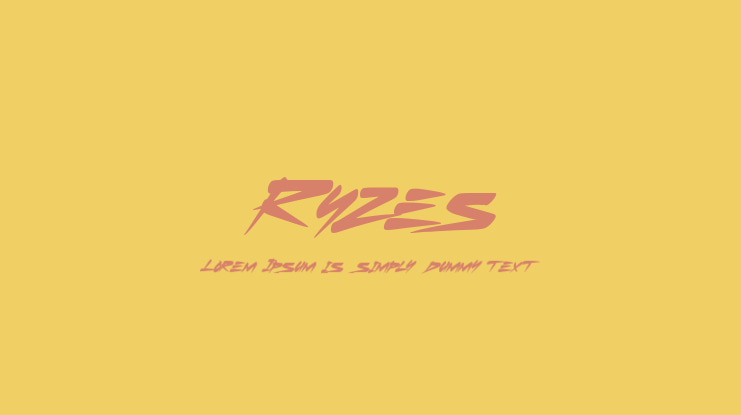 Ryzes Font