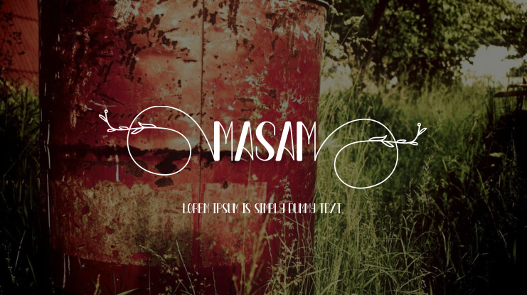 MASAM Font