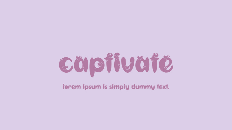 Captivate Font