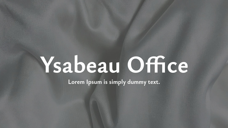 Ysabeau Office Font Family