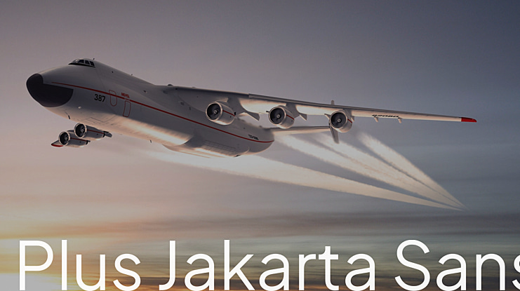 Plus Jakarta Sans Font Family