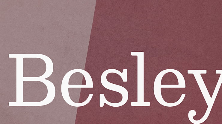 Besley Font Family