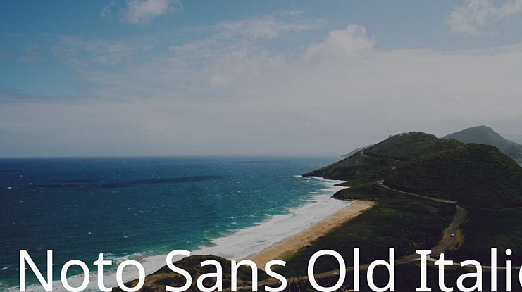 Noto Sans Old Italic Font