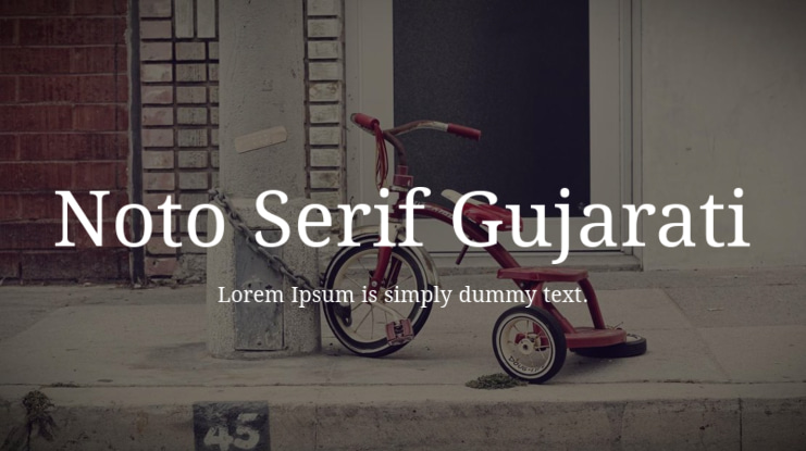 Noto Serif Gujarati Font