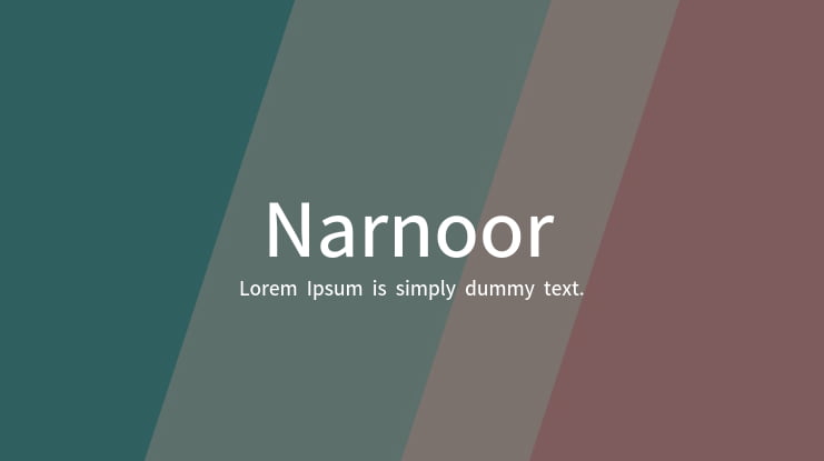 Narnoor Font Family
