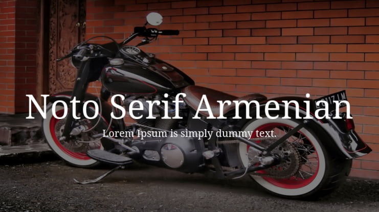 Noto Serif Armenian Font