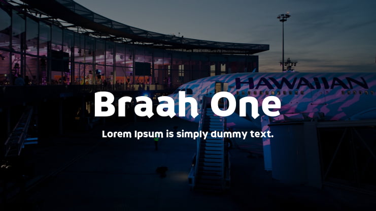 Braah One Font