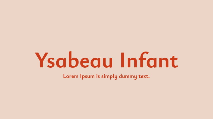 Ysabeau Infant Font Family