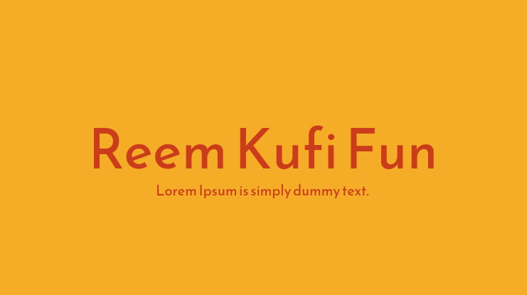 Reem Kufi Fun Font