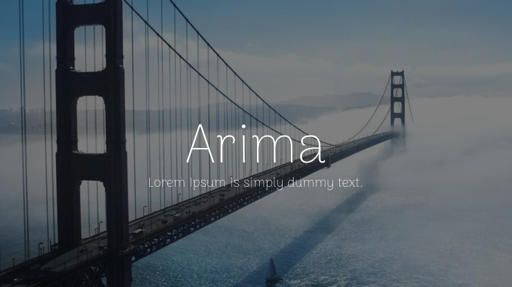 Arima Font