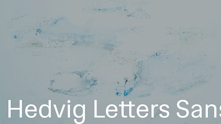 Hedvig Letters Sans Font