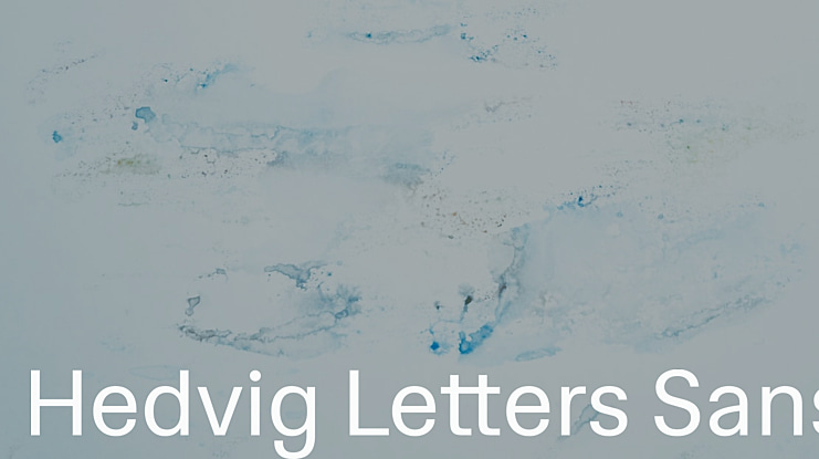 Hedvig Letters Sans Font