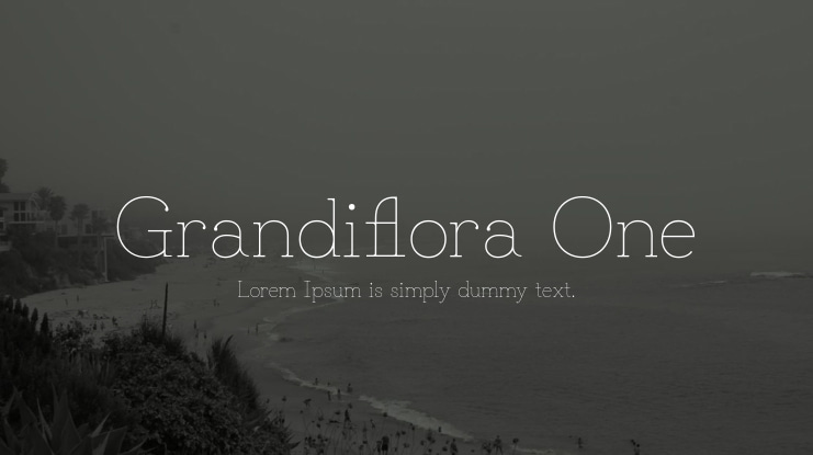 Grandiflora One Font