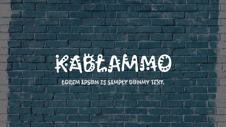 Kablammo Font