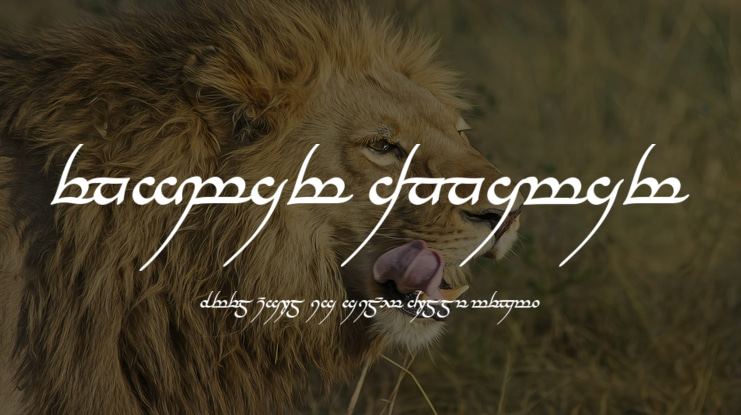 Tengwar Annatar Font Family
