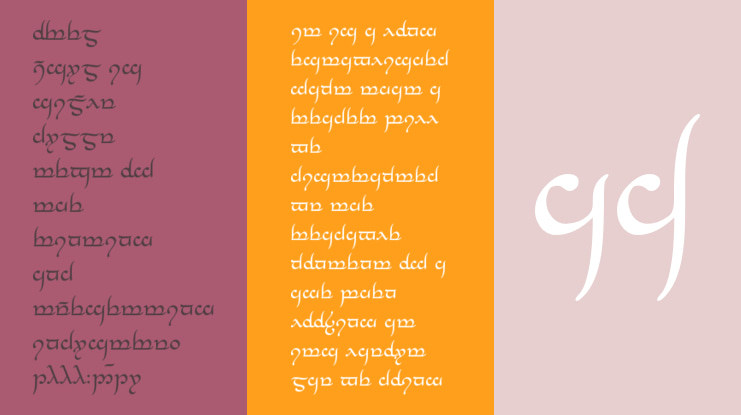 Tengwar Annatar Font Family