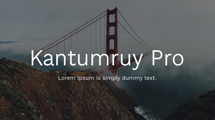 Kantumruy Pro Font Family