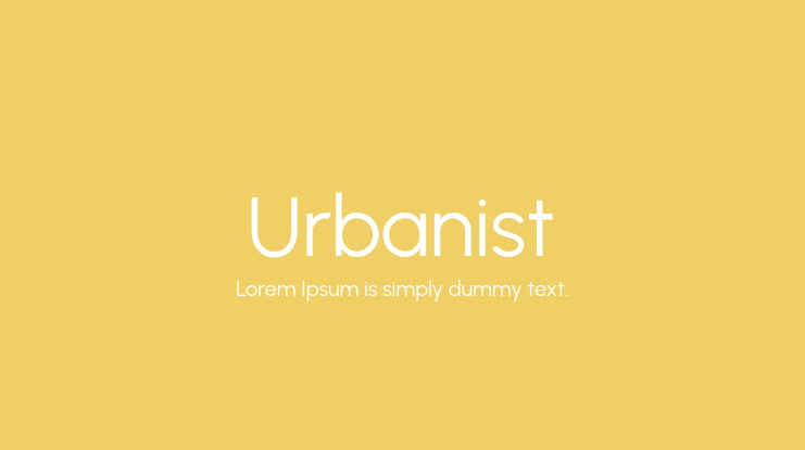 Urbanist Font Family
