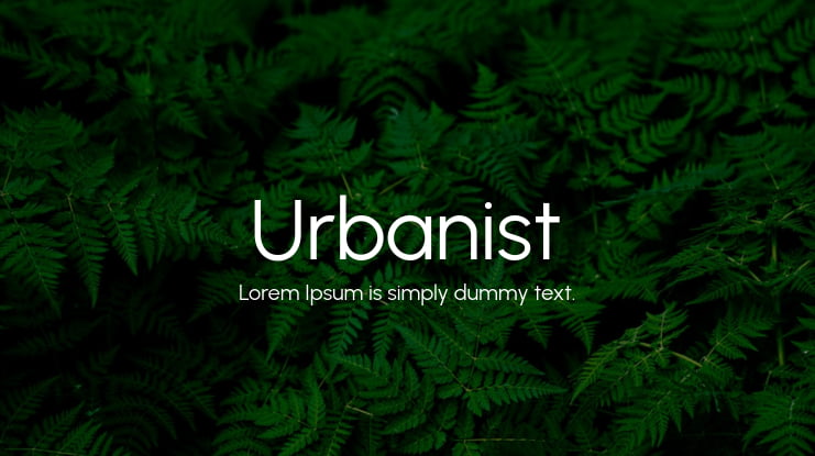 Urbanist Font Family