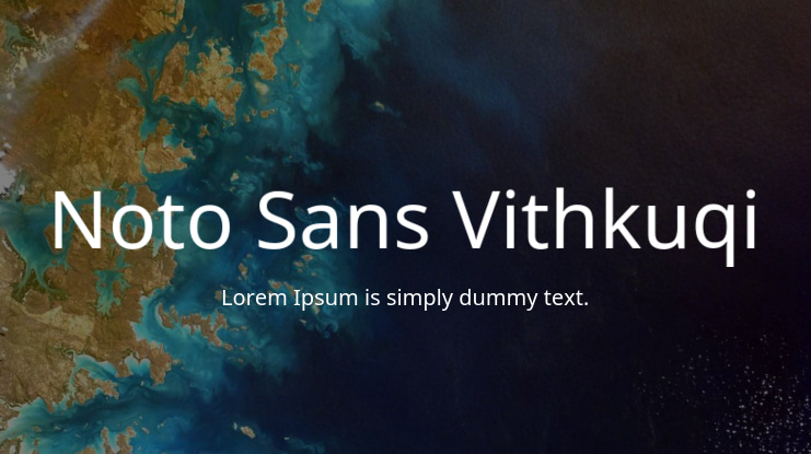 Noto Sans Vithkuqi Font