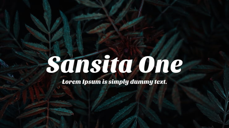 Sansita One Font