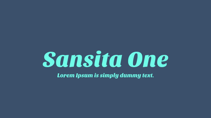 Sansita One Font