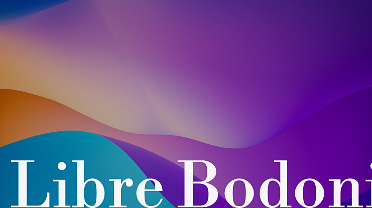 Libre Bodoni Font Family