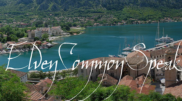 Elven Common Speak Font