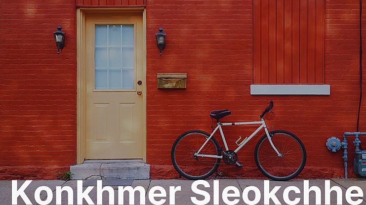 Konkhmer Sleokchher Font