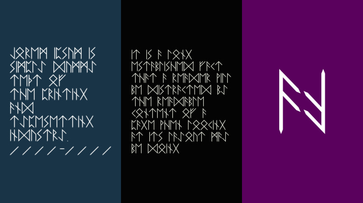 Elder Futhark Font
