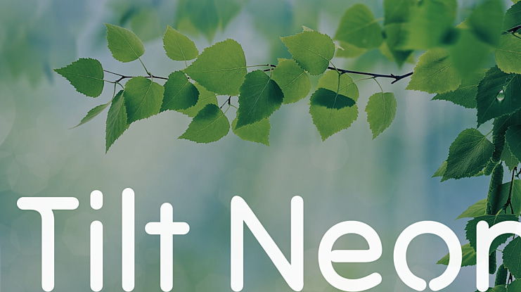 Tilt Neon Font