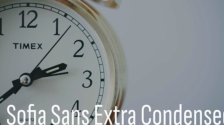 Sofia Sans Extra Condensed Font Family