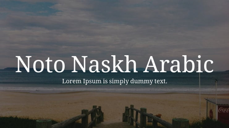 Noto Naskh Arabic Font