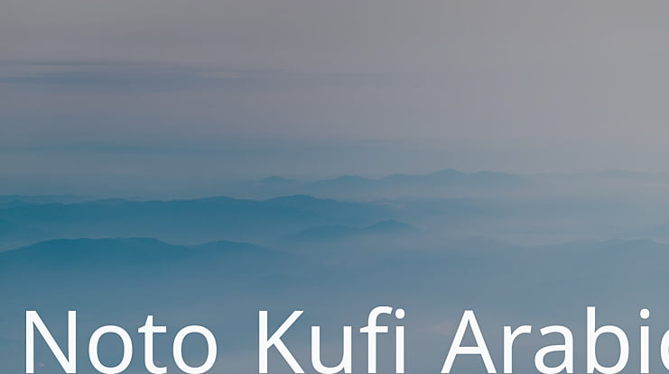 Noto Kufi Arabic Font