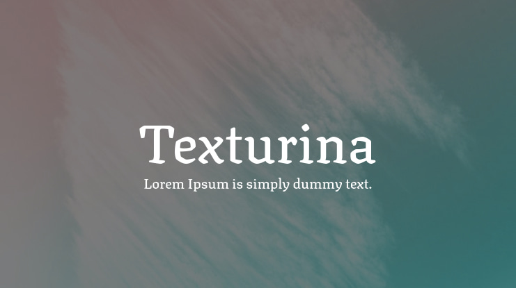 Texturina Font Family
