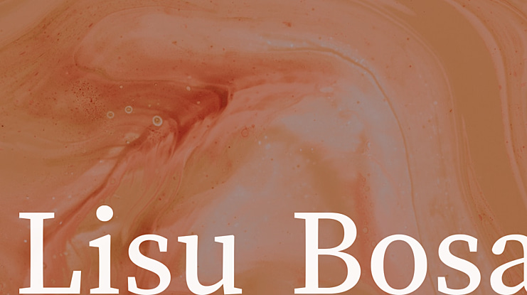 Lisu Bosa Font Family