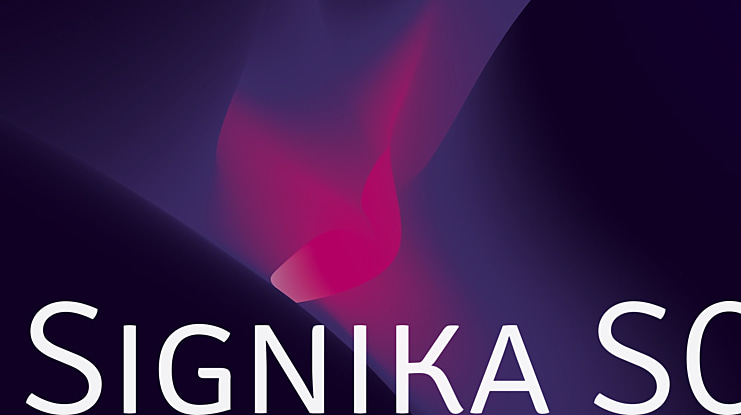 Signika SC Font