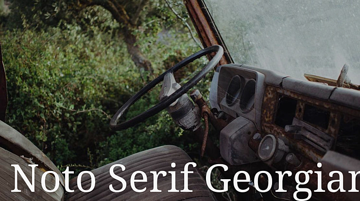 Noto Serif Georgian Font