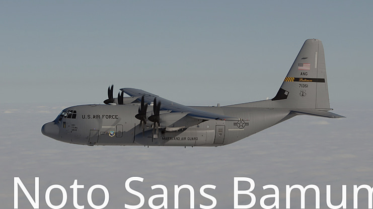 Noto Sans Bamum Font