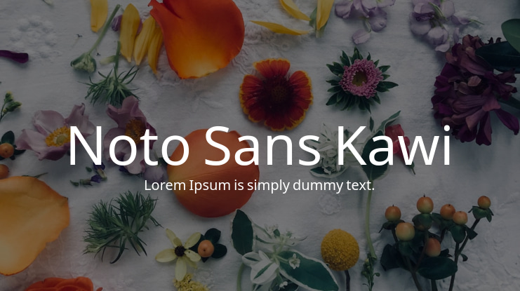 Noto Sans Kawi Font