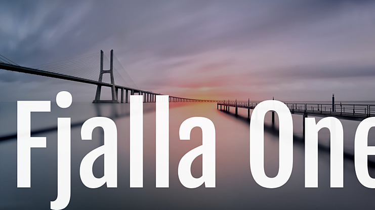 Fjalla One Font