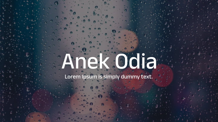 Anek Odia Font