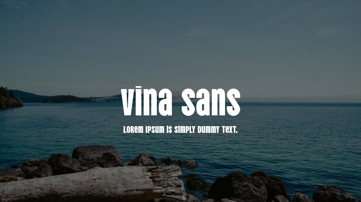 Vina Sans Font