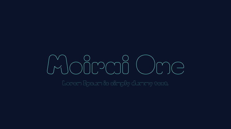 Moirai One Font
