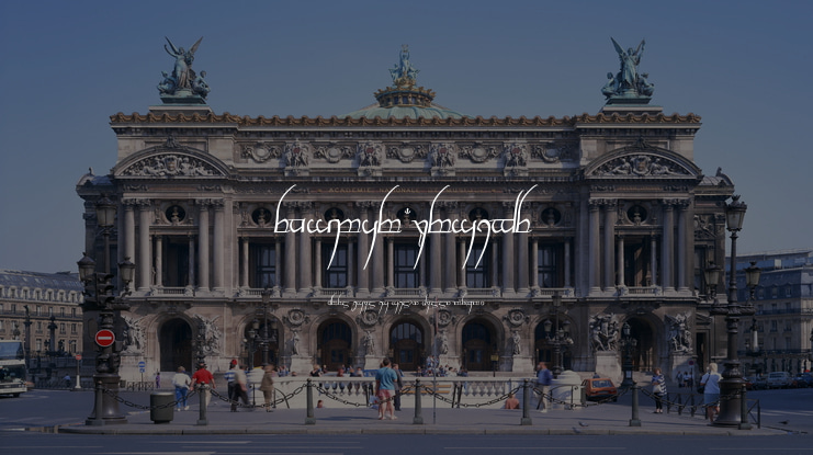 Tengwar Cursive Font