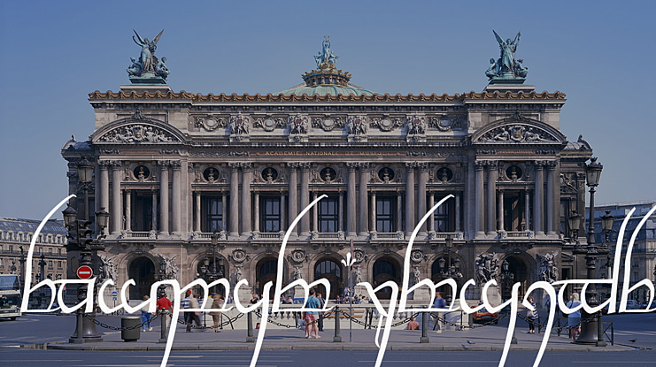 Tengwar Cursive Font