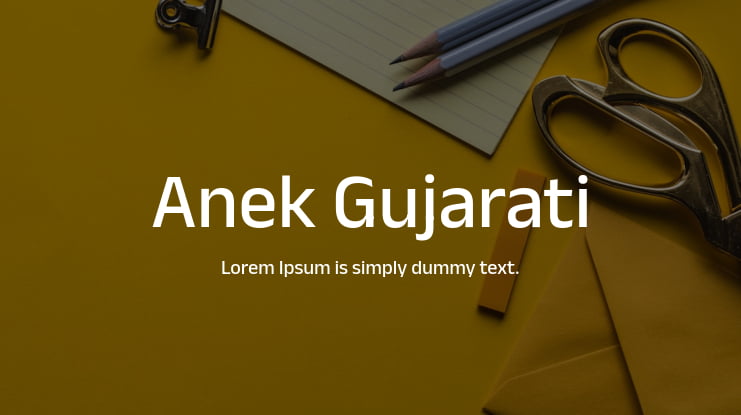 Anek Gujarati Font