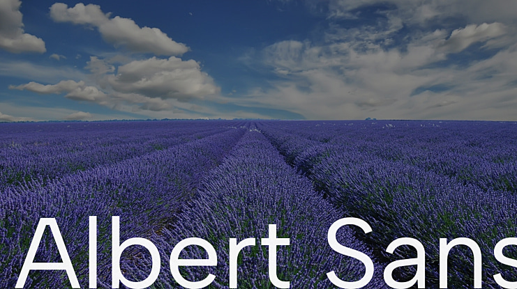 Albert Sans Font Family