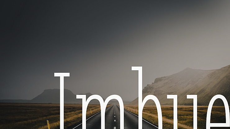 Imbue Font